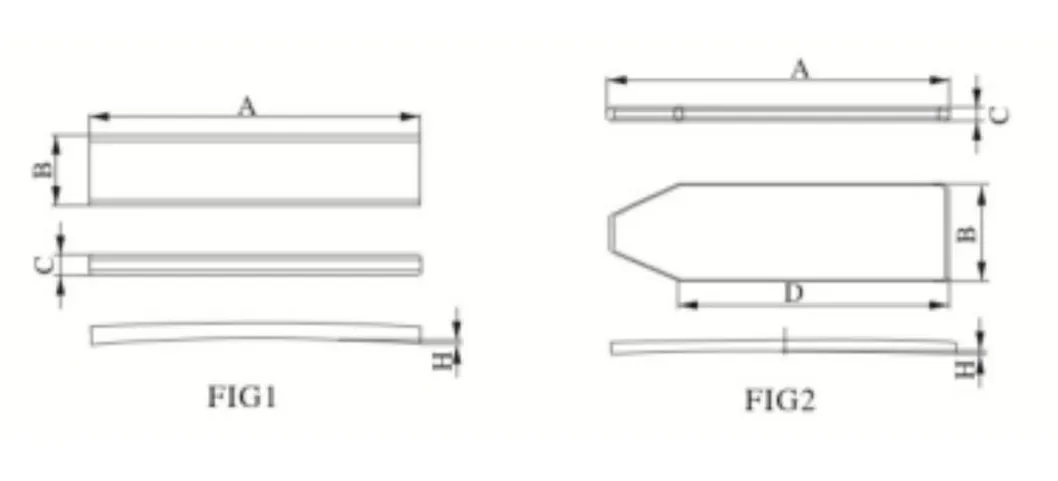 변압기용 자성 재료 연질 코어 MnZn I 유형 코어 페라이트 바 코어